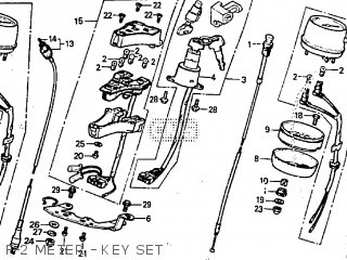 Honda CM250T 1981 (B) ENGLAND parts lists and schematics