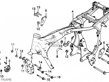 Honda CM450A HONDAMATIC 1982 (C) USA parts lists and schematics