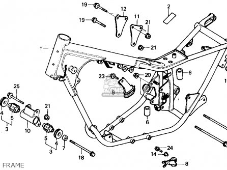 Honda CMX250C REBEL 1986 (G) USA CALIFORNIA parts lists and schematics