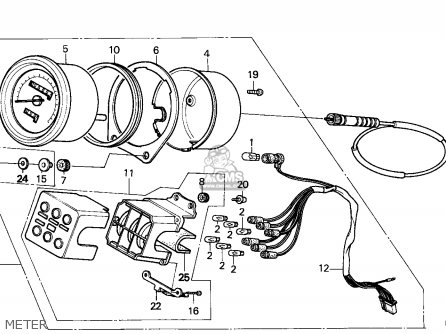 Honda CMX450C REBEL 1987 (H) ITALY / KPH parts lists and schematics