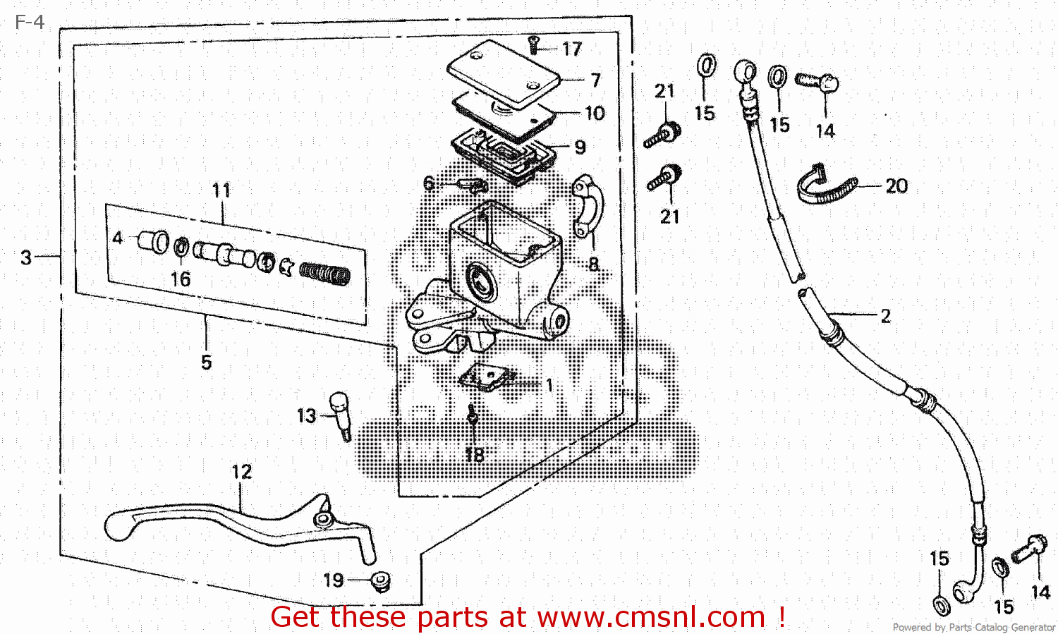 Honda CN250 FUSION 1987 (H) JAPAN MF02-110 F-4 - Buy F-4 Spares Online