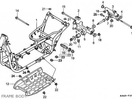 Honda CN250 HELIX 1986 (G) CANADA / KPH Parts Lists And Schematics