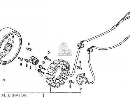 Honda CN250 HELIX 1986 (G) USA Parts Lists And Schematics