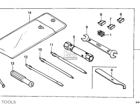 Honda CN250 HELIX 1991 (M) ENGLAND MPH Parts Lists And Schematics