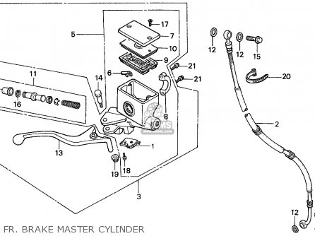 Honda CN250 HELIX 1991 (M) ITALY KPH Parts Lists And Schematics