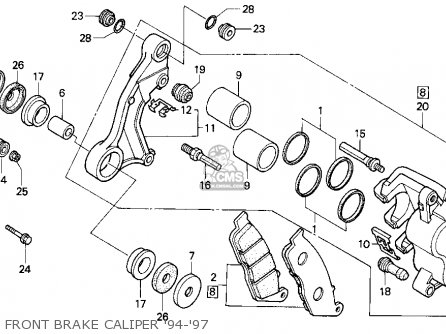 Honda CN250 HELIX 1994 (R) USA Parts Lists And Schematics