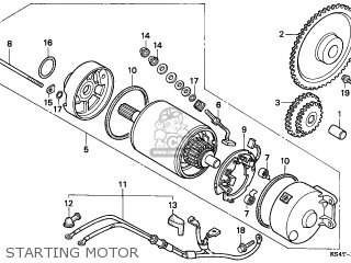 Honda CN250 HELIX 1996 (T) FRANCE KPH Parts Lists And Schematics