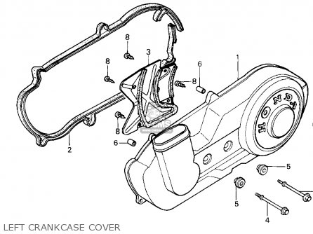 Honda CN250 HELIX 1997 (V) USA parts lists and schematics