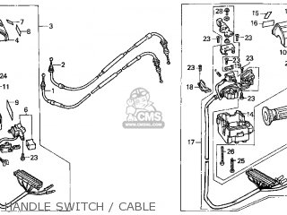 Honda CN250 HELIX 1999 (X) USA parts lists and schematics