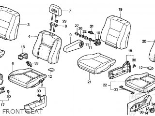 Honda CR-V 1999 (X) 5DR EX (KA,KL) parts lists and schematics