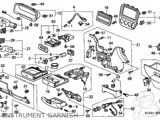 Honda CR-V 1999 (X) 5DR EX (KA,KL) Parts Lists And Schematics