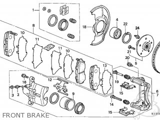 Honda CR-V 2000 (Y) 5DR SE (KA) Parts Lists And Schematics