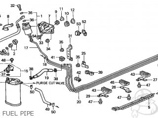 Fuel Pipe - 2001 Honda CR-V 5 Door LX (4WD) KA 4AT