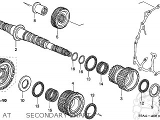 Honda CR-V 2002 (2) 5DR EX 4WD (KA) parts lists and schematics