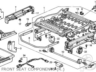 Honda CR-V 2004 (4) 5DR EX 4WD (KA) parts lists and schematics