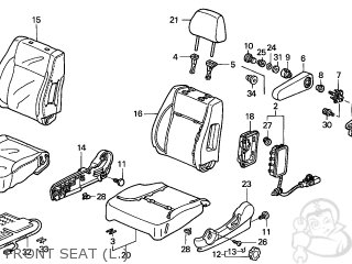 Honda CR-V 2004 (4) 5DR EX 4WD (KA) parts lists and schematics