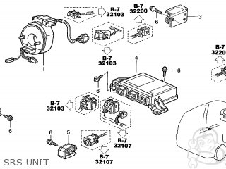 Honda CR-V 2004 (4) 5DR EX 4WD (KA) parts lists and schematics