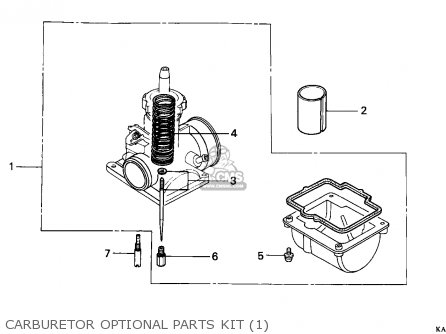 Honda CR125R 1984 (E) CANADA / CMF parts lists and schematics