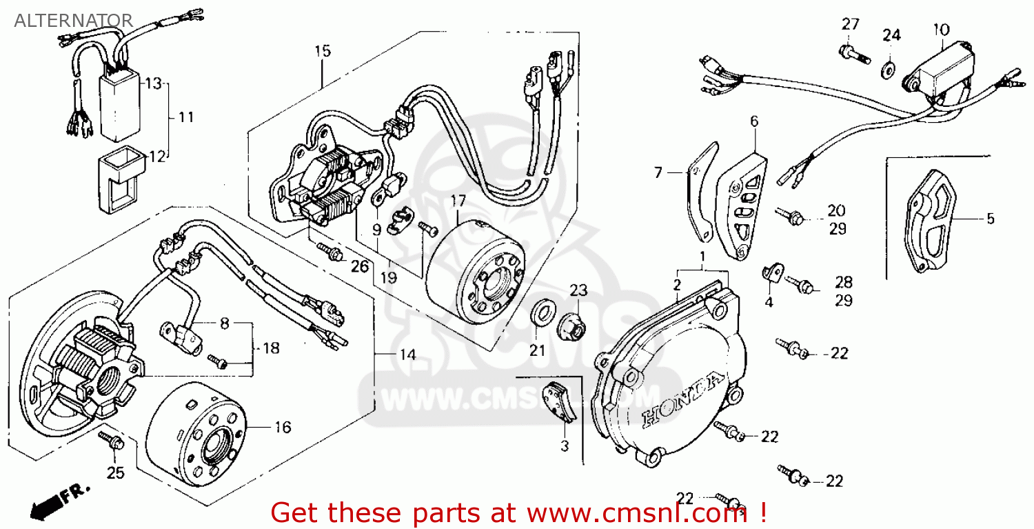 Хонда cr125r запчасти