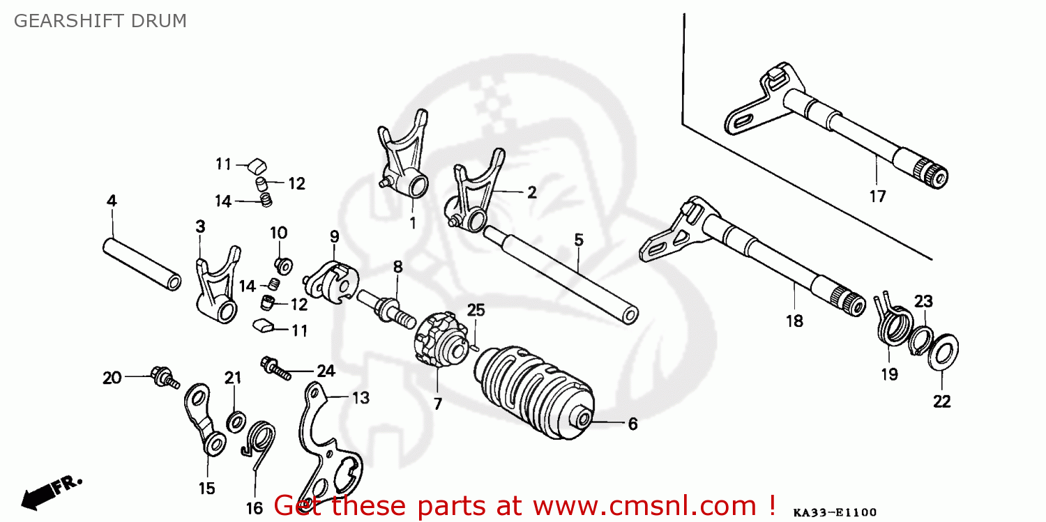 Хонда cr125r запчасти