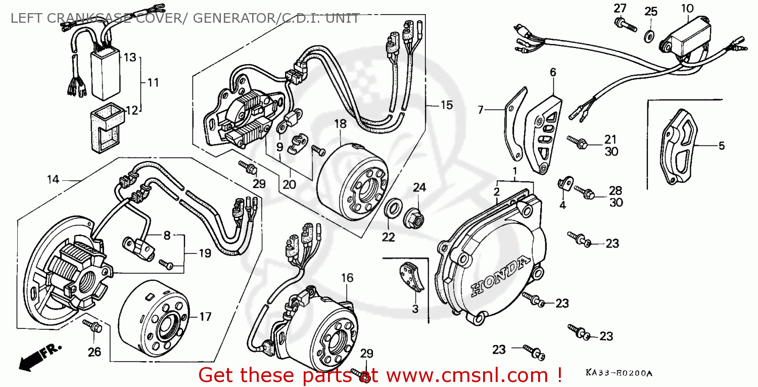 Хонда cr125r запчасти