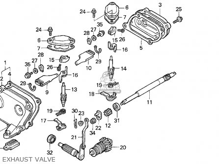 Honda CR125R 1991 (M) USA parts lists and schematics
