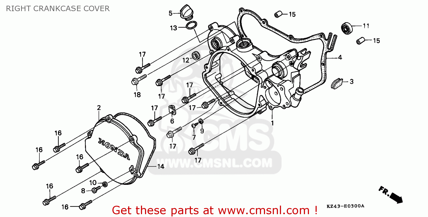 Хонда cr125r запчасти