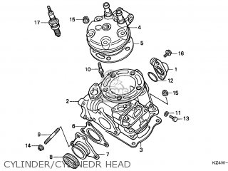 Honda CR125R 1999 (X) EUROPEAN DIRECT SALES / CMF parts lists and