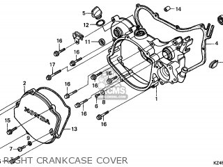 Honda CR125R 2000 (Y) CANADA / CMF parts lists and schematics