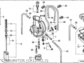 Honda CR125R 2002 (2) CANADA パーツリストと回路図
