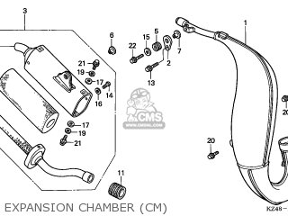 Honda CR125R 2002 (2) CANADA パーツリストと回路図