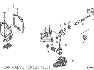 Honda CR125R 2002 (2) CANADA パーツリストと回路図