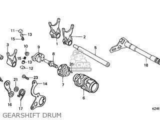 Honda CR125R 2002 (2) CANADA パーツリストと回路図