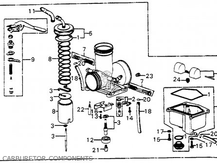 Honda CR250M ELSINORE 1973 K0 USA Parts Lists And Schematics