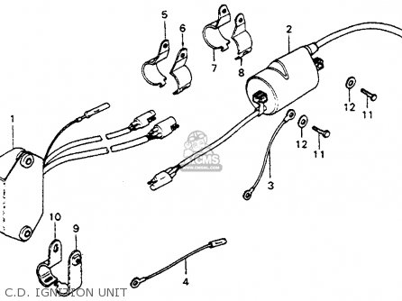 Honda CR250M ELSINORE 1976 USA parts lists and schematics