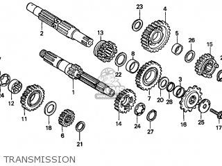 Honda Cr250r 1998 Usa parts list partsmanual partsfiche