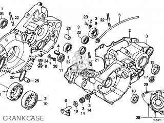 Honda CR250R 2001 (1) USA parts lists and schematics