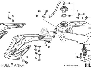 Honda CR250R 2006 (6) AUSTRALIA parts lists and schematics