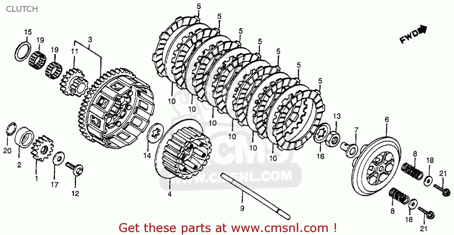 Honda Honda CR250R ELSINORE 1979 (Z) USA parts lists and schematics
