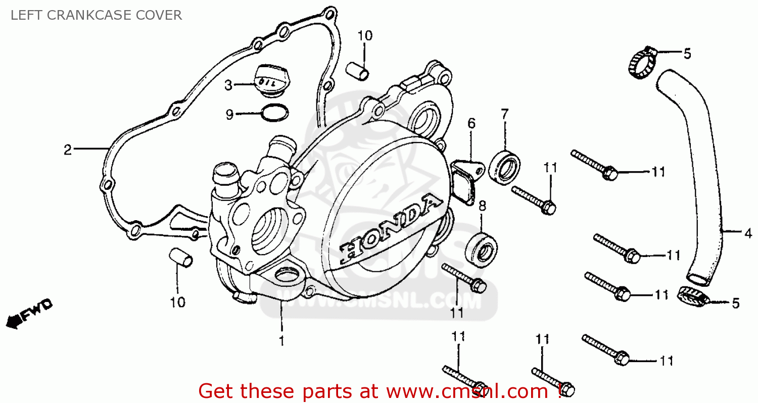 Honda CR250R ELSINORE 1982 (C) USA parts lists and schematics
