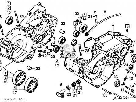 Honda CR250R ELSINORE 1986 (G) USA parts lists and schematics honda cr 85 wiring diagram 