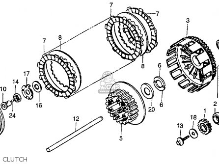 Honda CR250R ELSINORE 1988 (J) USA parts lists and schematics honda cr125 wiring diagram 
