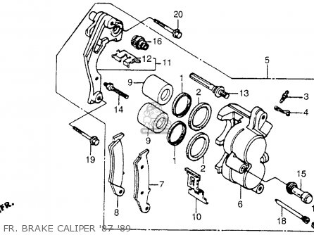 Honda CR250R ELSINORE 1989 (K) USA parts lists and schematics cr125 wiring diagram 