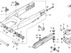 Honda CR250R ELSINORE 1997 V USA SWINGARM