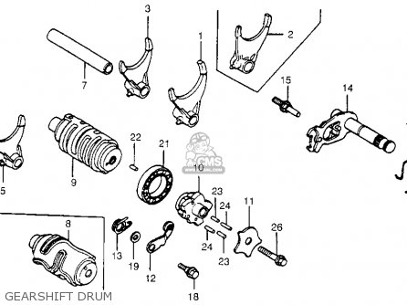 Honda CR480R 1983 (D) USA parts lists and schematics