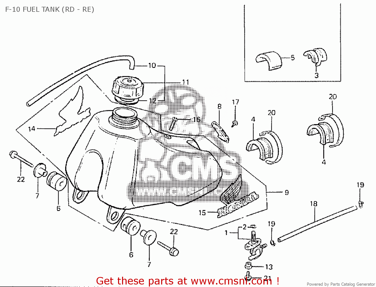 Joint De Clapet D'admission Pour Honda CR 60 R (1983-1985) - Marque Showe UK - Neuf