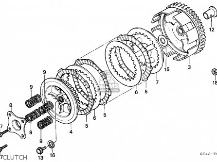 Honda CR80R 1985 (F) AUSTRALIA parts lists and schematics