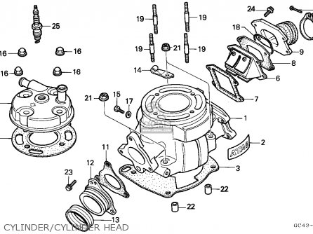 Honda CR80R 1986 (G) EUROPEAN DIRECT SALES parts lists and schematics