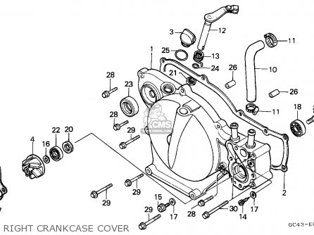 Honda CR80R 1986 (G) EUROPEAN DIRECT SALES parts lists and schematics