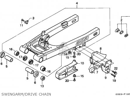 Honda CR80R 1994 (R) AUSTRALIA parts lists and schematics